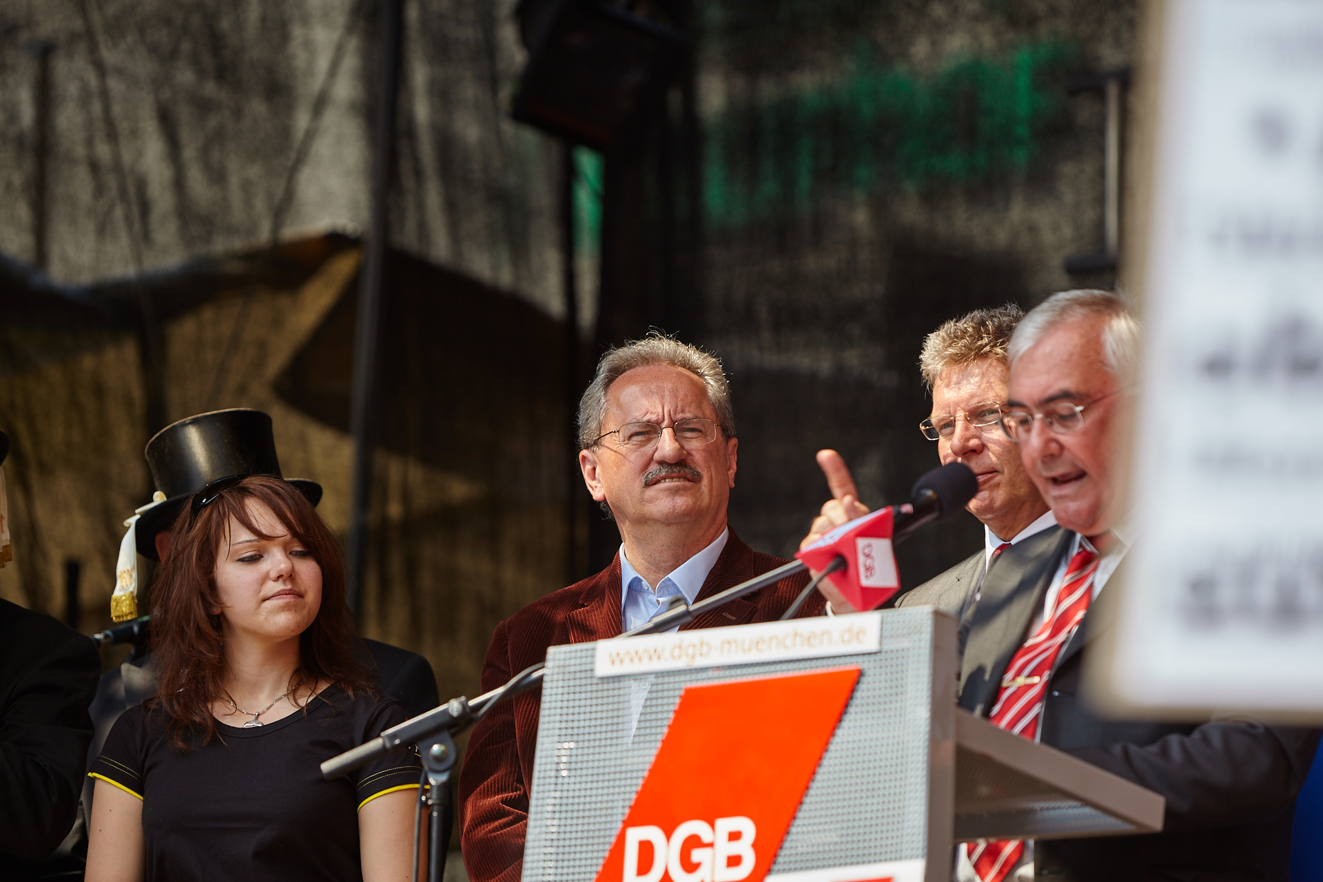 1. Mai 2009 - Kundgebung auf dem Marienplatz
